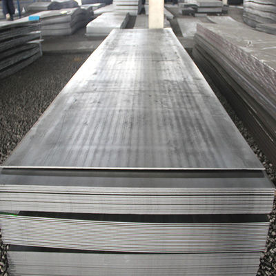 Astm A36 A572 Plaques d'acier au carbone doux Ms Plaque d'acier au carbone laminée à chaud