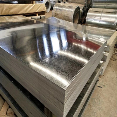 Couche de zinc de tôle galvanisée métallique ondulée tôles d'acier galvanisées en laminage à froid