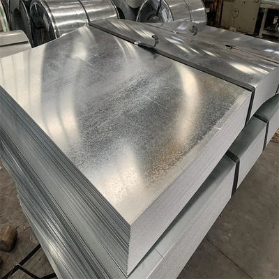 Couche de zinc de tôle galvanisée métallique ondulée tôles d'acier galvanisées en laminage à froid