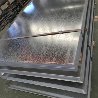 Couche de zinc de tôle galvanisée métallique ondulée tôles d'acier galvanisées en laminage à froid