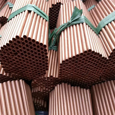 Tubes de cuivre ductiles de 8 mm, tubes ronds de cuivre avec système de cristaux isométriques