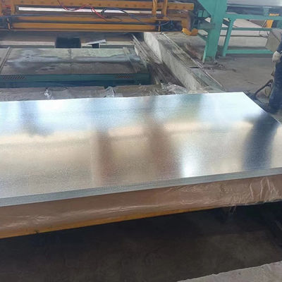 Plaques métalliques d'acier revêtues de zinc standard de 0,12 à 4,0 mm pour diverses applications