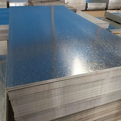 Plaques d'acier galvanisé Tailles standard en acier laminé à chaud revêtu de zinc 40-600 g/m2