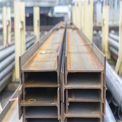 Poutrelles en H en acier laminé à chaud, poutres à larges ailes américaines W6X12 W6X16 W6X15 W6X20, avec nuance ASTM A36 ASTM