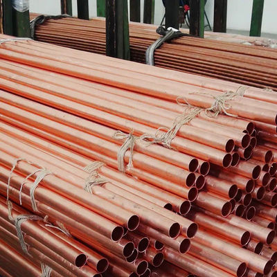 ASTM B280 Métaux de cuivre Tubes isométriques de cuivre de 10 mm Aucune fente
