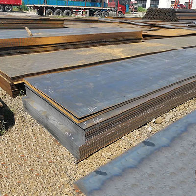 A36 Q235 S235JR HR Plaque d'acier au carbone laminée à chaud 4 mm 6 mm 8 mm 10 mm