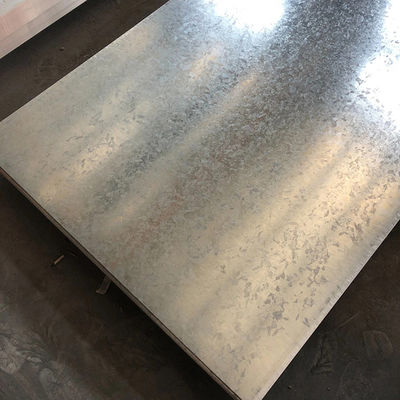 Plaques métalliques d'acier revêtues de zinc standard de 0,12 à 4,0 mm pour diverses applications